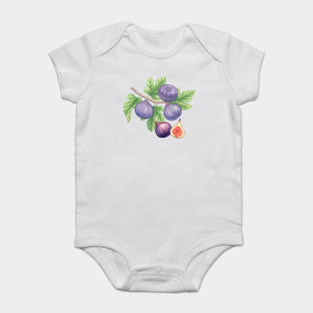 Figs Baby Bodysuit by Luxinda